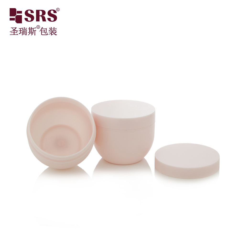 Empty Cone Shape Plastic PP Custom Color PCR Recycled Cream 50g 100g Cosmetic Jar