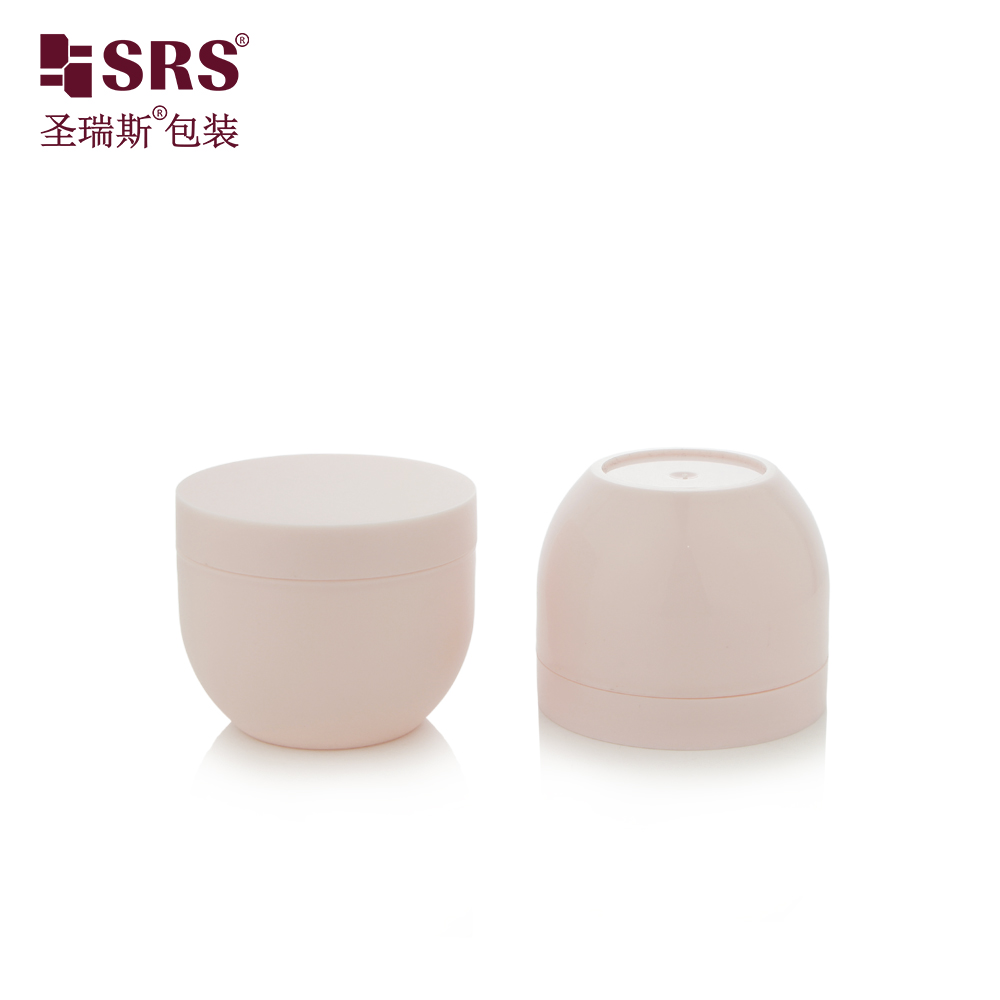 Empty Cone Shape Plastic PP Custom Color PCR Recycled Cream 50g 100g Cosmetic Jar