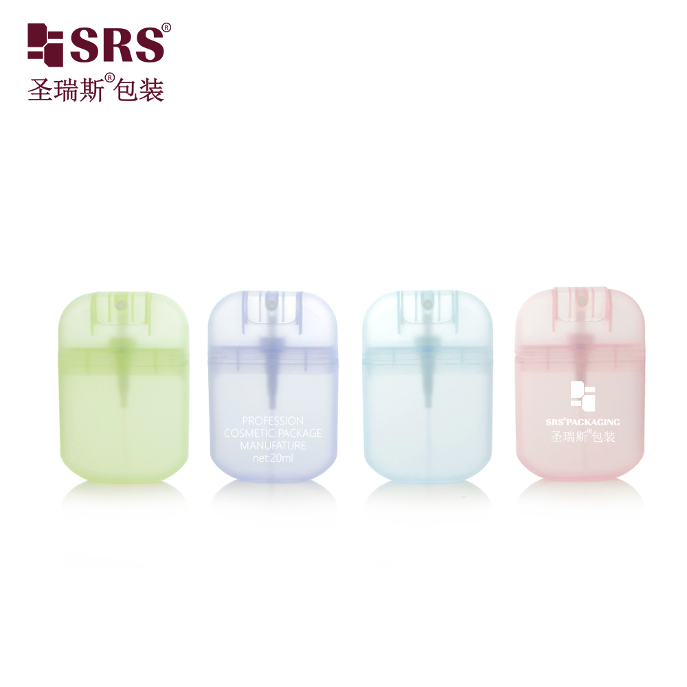 empty plastic 30ml small spray bottle card shape atomizer spray bottle
