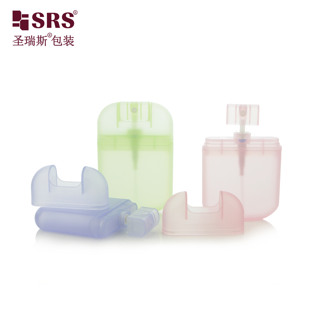 empty plastic 30ml small spray bottle card shape atomizer spray bottle