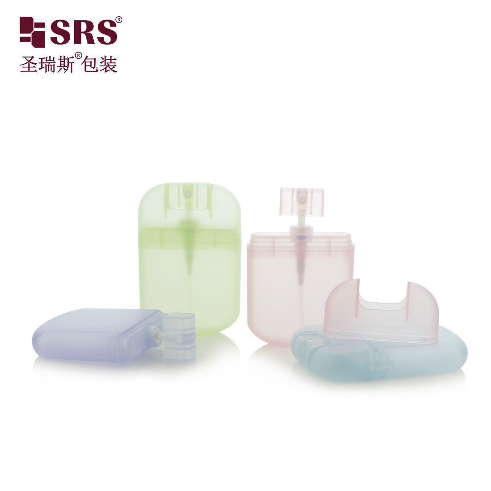 empty plastic 30ml small spray bottle card shape atomizer spray bottle