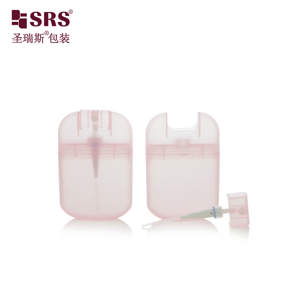 empty plastic 30ml small spray bottle card shape atomizer spray bottle