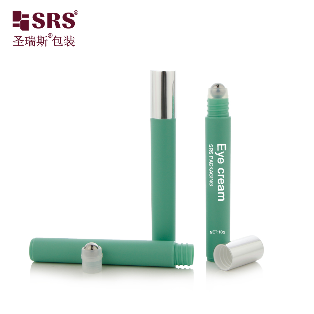 Long and Thin 10ml Small Plastic Perfume PP Underarm Roller Ball Mini Roll on Bottle