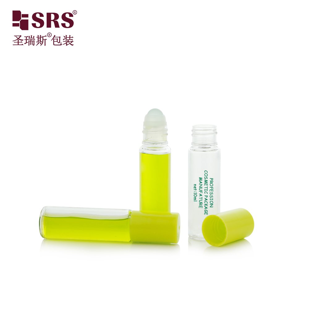 Custom Injection Painting Metalized Color Silkscreen Hot Stamping Labeling Logo Printing PET Roll On Bottle