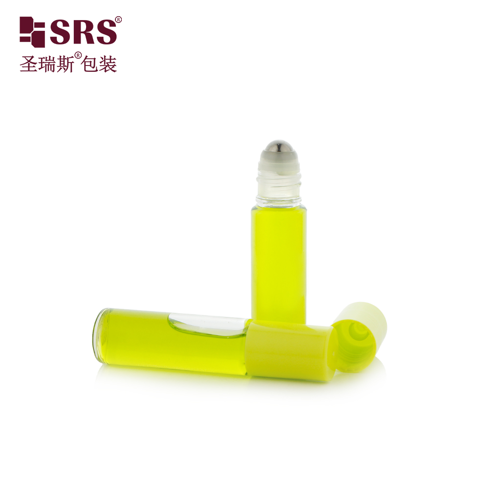 Custom Injection Painting Metalized Color Silkscreen Hot Stamping Labeling Logo Printing PET Roll On Bottle