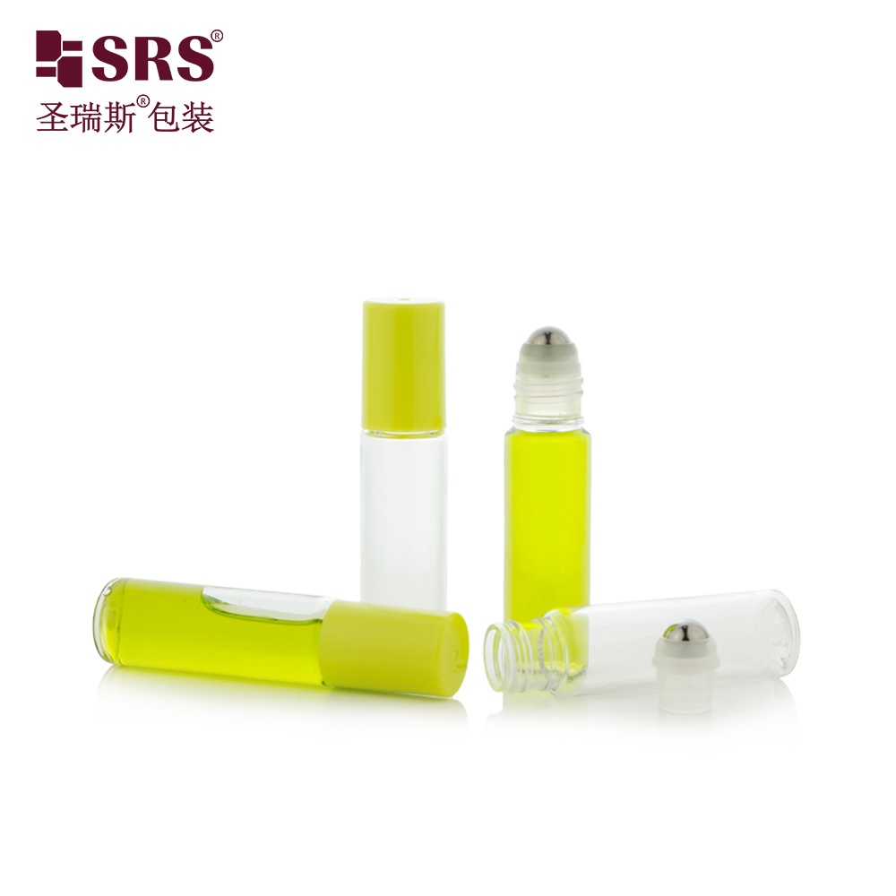 Custom Injection Painting Metalized Color Silkscreen Hot Stamping Labeling Logo Printing PET Roll On Bottle