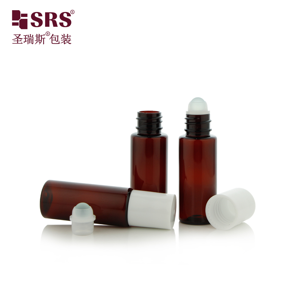 Essential Oil Roller Free Plastic 20ml Plastic PET Roll on Perfume Bottle