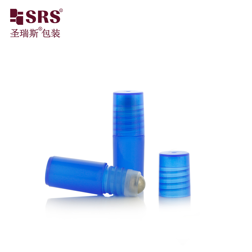 3ml PP PCR Perfume Sample Roll On Bottle with Big Size Steel Ball 
