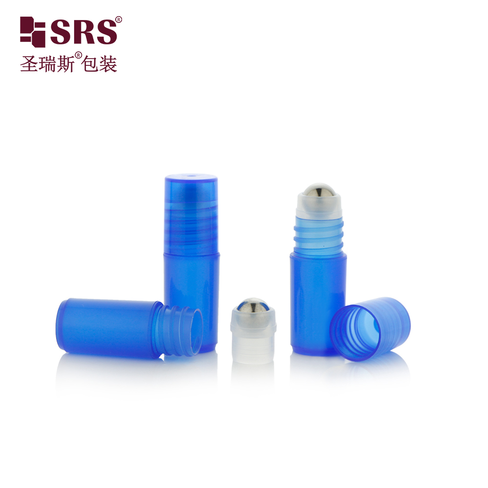 3ml PP PCR Perfume Sample Roll On Bottle with Big Size Steel Ball 