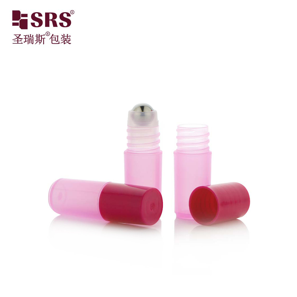 3ml PP PCR Perfume Sample Roll On Bottle with Big Size Steel Ball 
