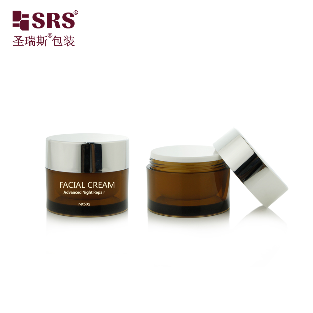 Factory Price Custom Color Glossy Matte Silksreen Hot-stamping Professional AS Cosmetics Jar