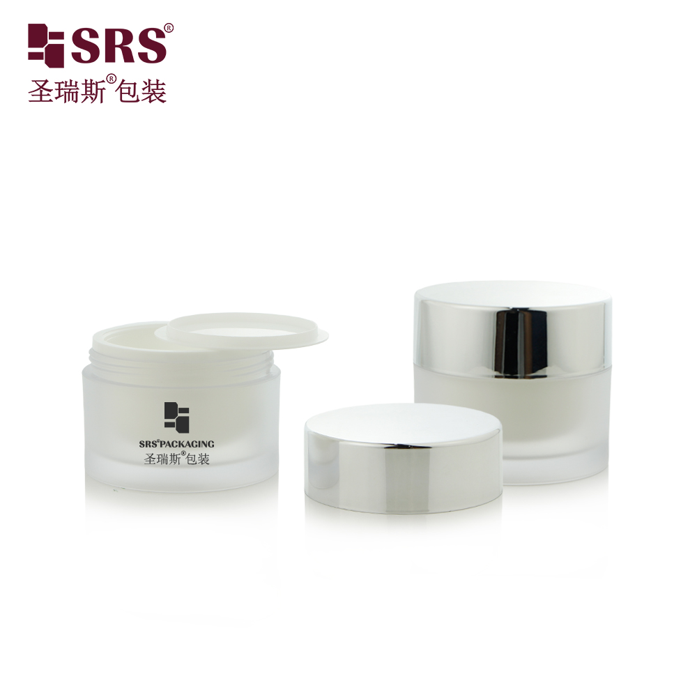 Factory Price Custom Color Glossy Matte Silksreen Hot-stamping Professional AS Cosmetics Jar