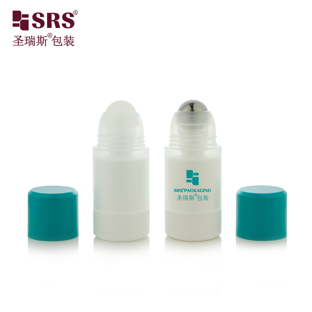 High Quality Plastic Perfume PP Underarm Roller Ball Big Replaceable Deodorant Roll on Bottle