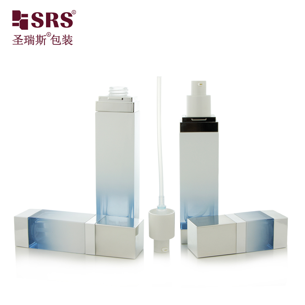 China Factory Wholesale Silver Cap Frosted Cosmetic Glass Bottle Packaging Jars and Bottle Supplier