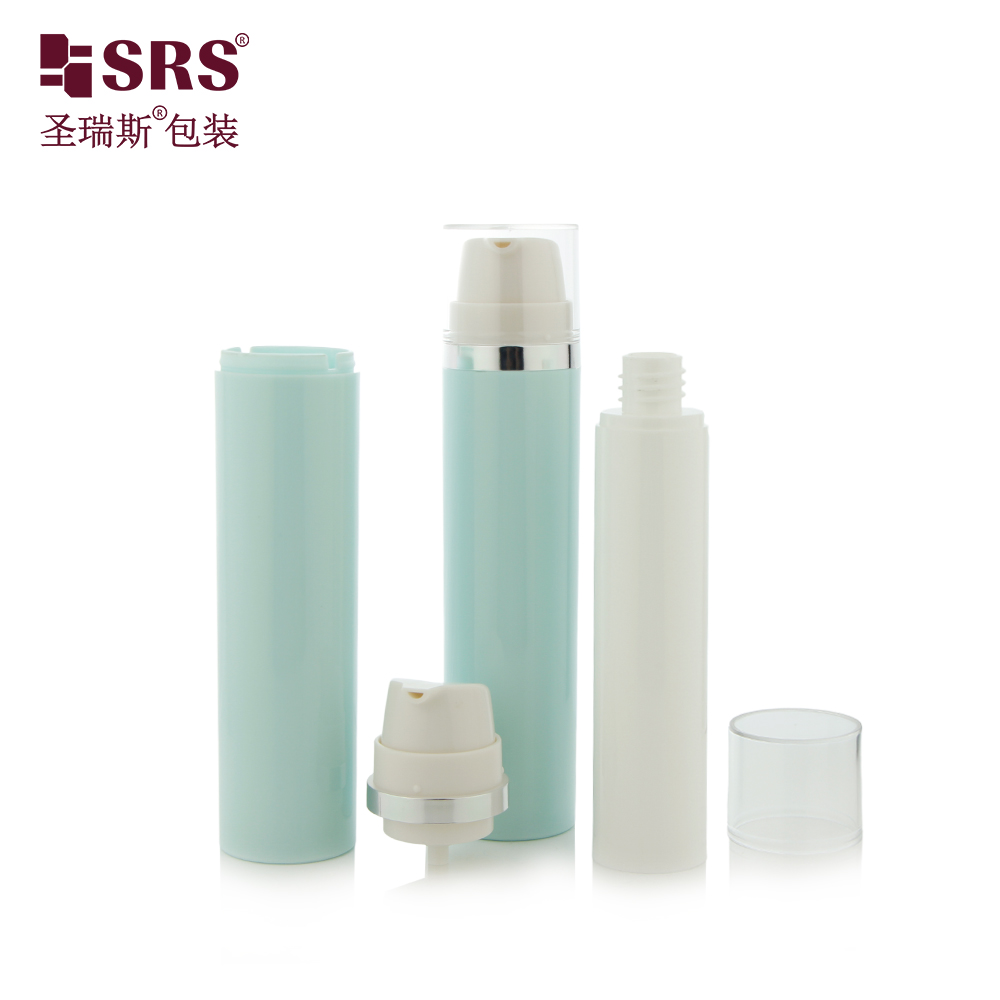 Factory Wholesale All Plastic 15ml 30ml 50ml Airless Pump Bottles AS Airless Bottle