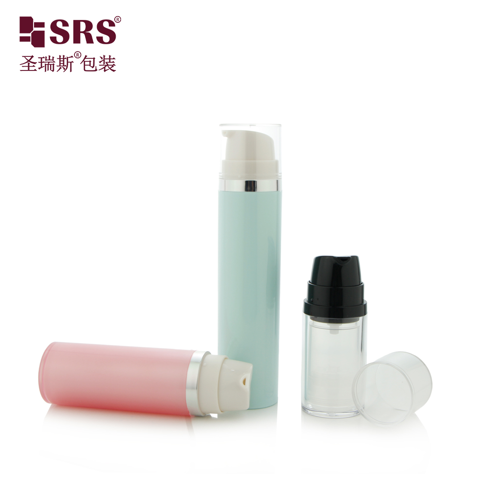 Factory Wholesale All Plastic 15ml 30ml 50ml Airless Pump Bottles AS Airless Bottle