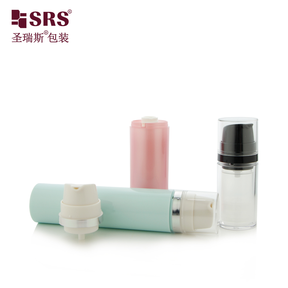 Factory Wholesale All Plastic 15ml 30ml 50ml Airless Pump Bottles AS Airless Bottle