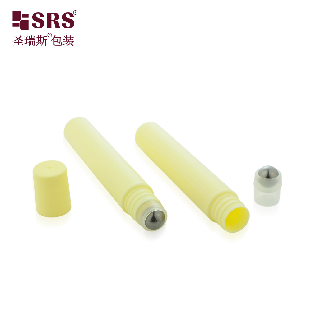 Fast Delivery 8ml Translucent Frosted No Leakage PP Roll on Bottle for Eye Serum