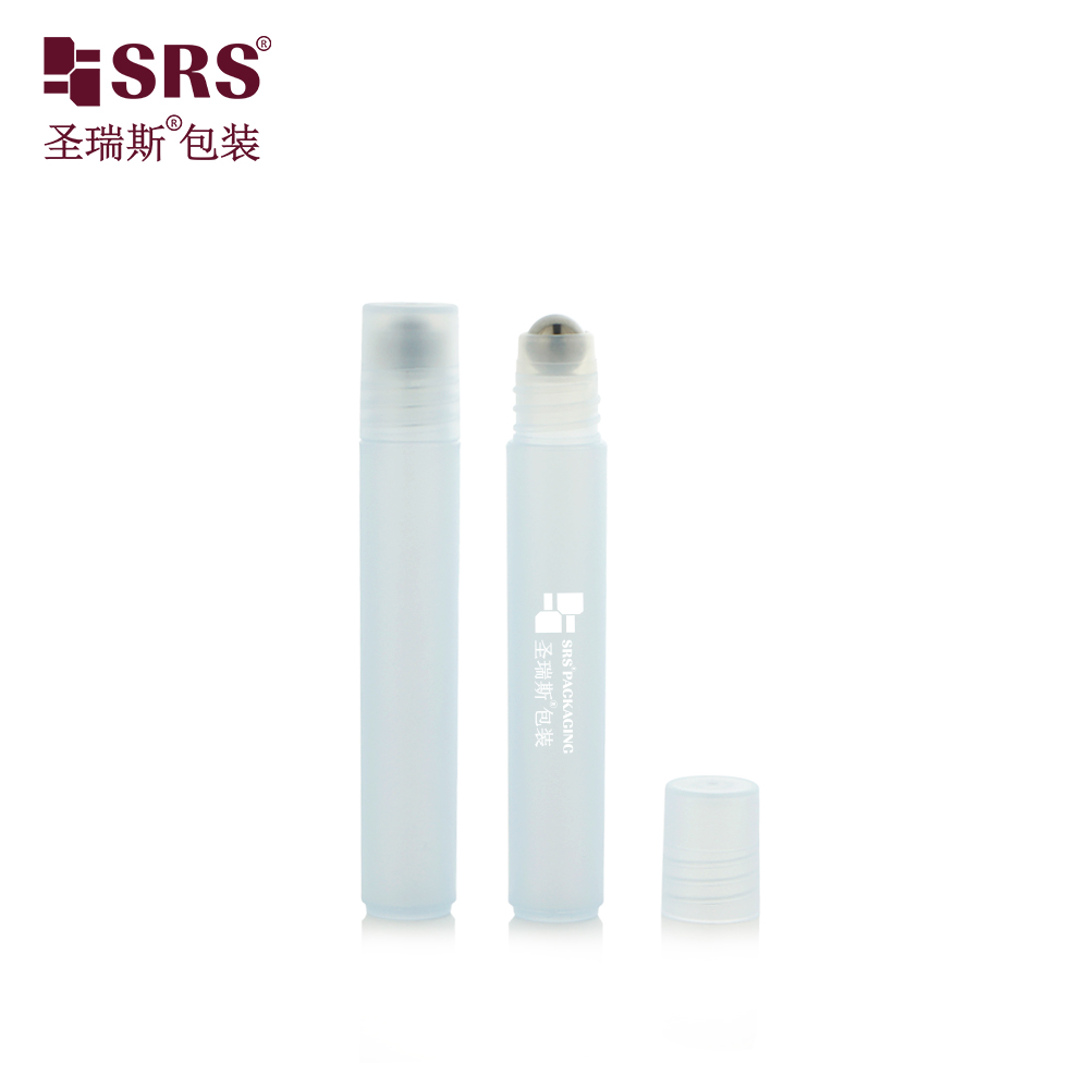 Fast Delivery 8ml Translucent Frosted No Leakage PP Roll on Bottle for Eye Serum