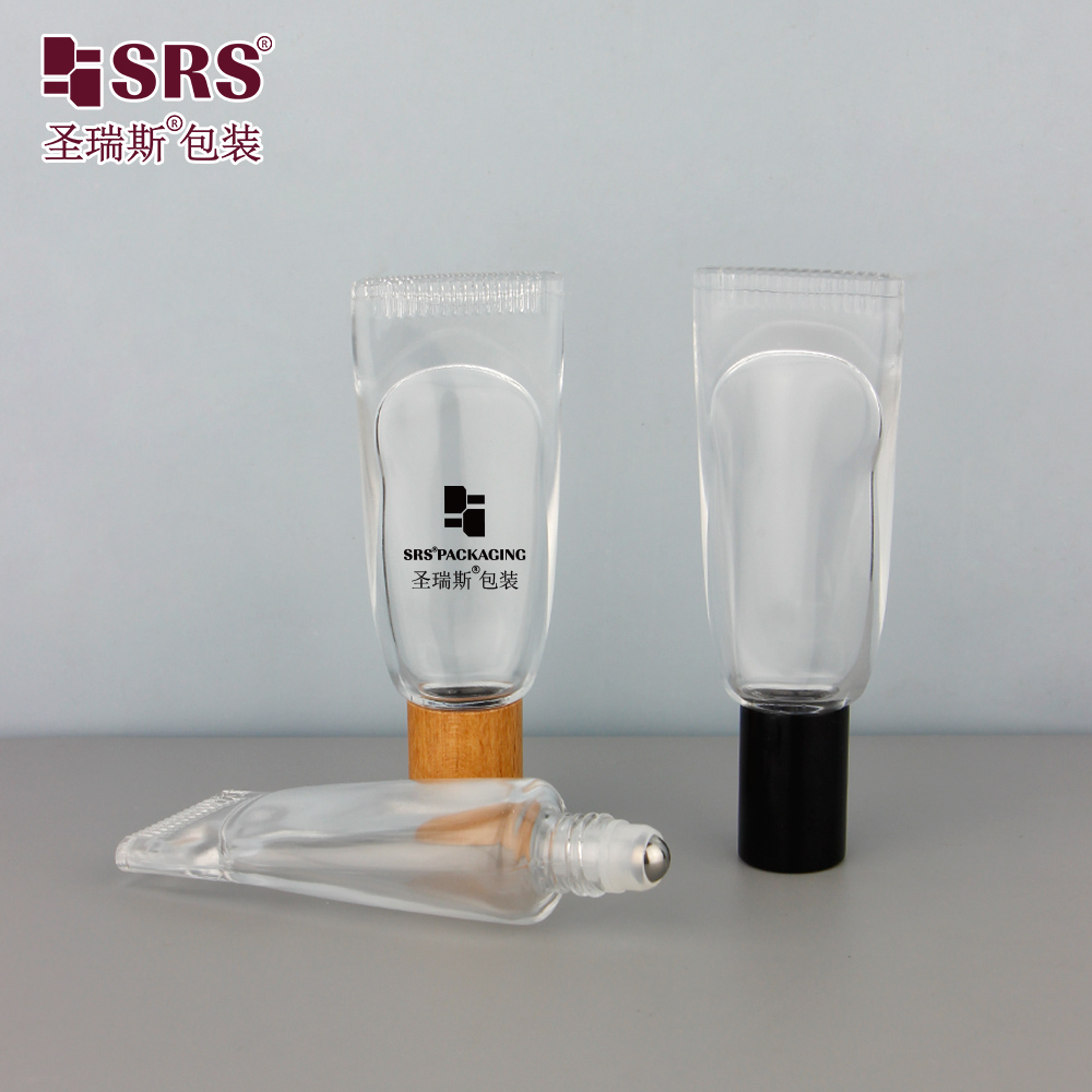 Custom Glass Roll on Perfume Skincare 10ml Essence Oil Roller Bottle with Frost Surface for Lip
