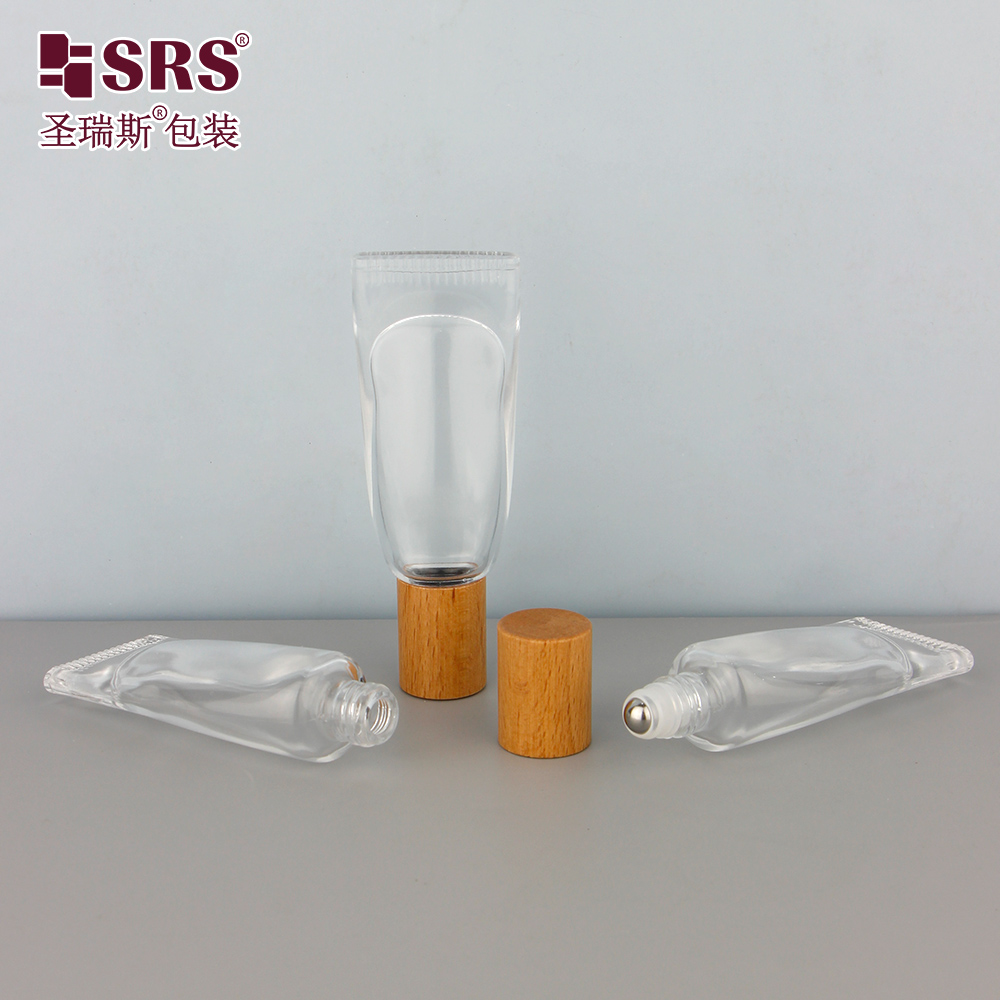 Custom Glass Roll on Perfume Skincare 10ml Essence Oil Roller Bottle with Frost Surface for Lip