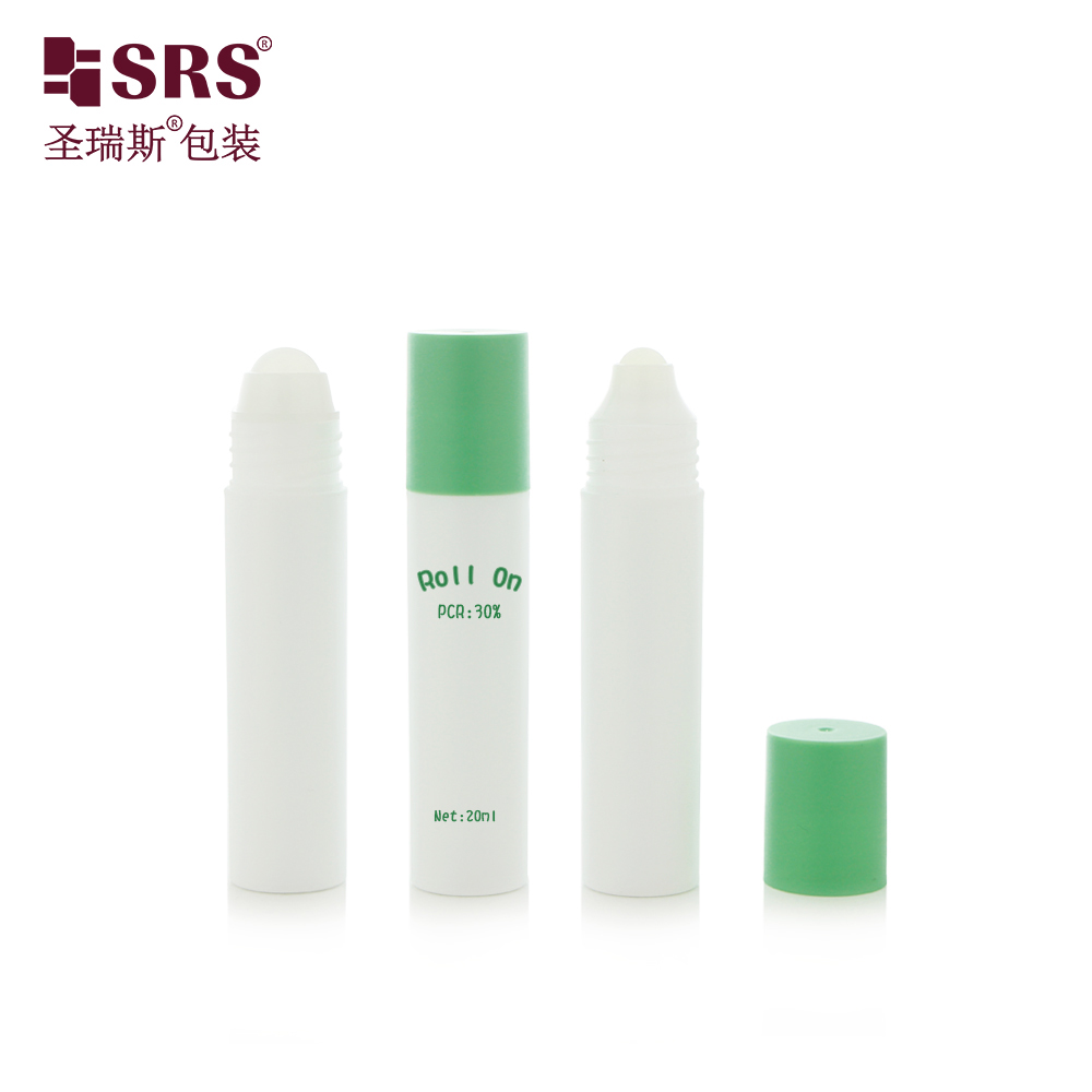 New Product Flat Bottom Flat Cap Wholesale Roll on Deodorant Plastic Roll on Bottle