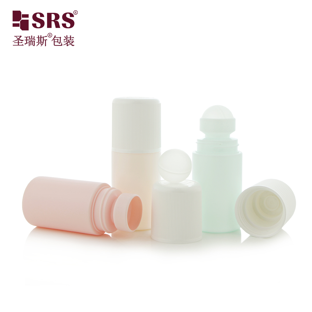 2oz 60ml Roll on Bottle Deodorant Cleaning Beauty Packaging with Children Proof Cap  
