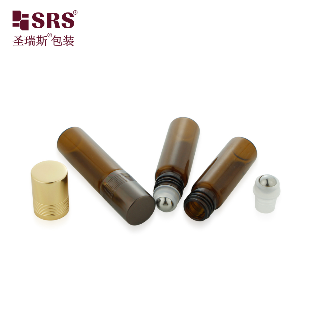 8ml 10ml 15ml New Arrival Glass Roller Bottle Amber for Cosmetics Serum Oil