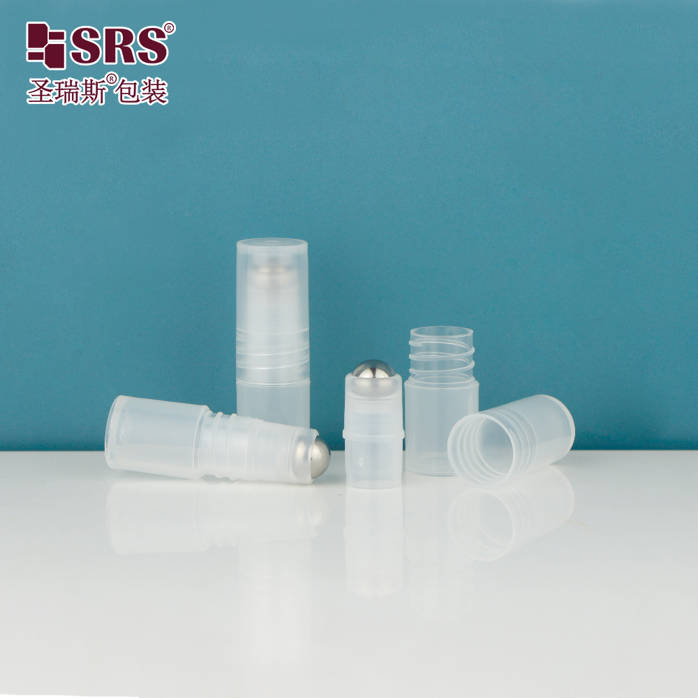 2.5ml Free Sample Mini Roll on Bottle Empty Eye Serum Roller Applicator Packaging