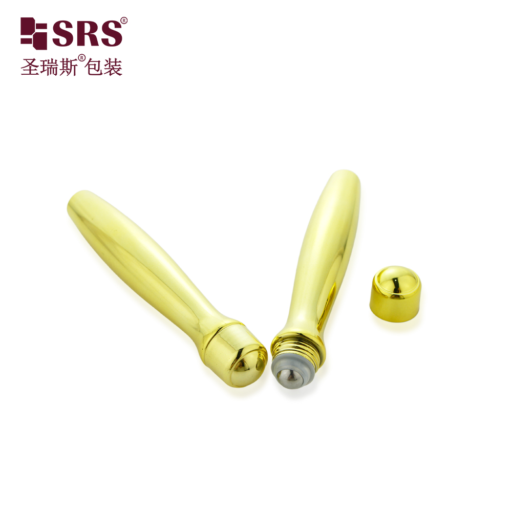 Injection Blowing Glossy Waist Shape PETG Plastic Sample 15ml Roll on Bottle