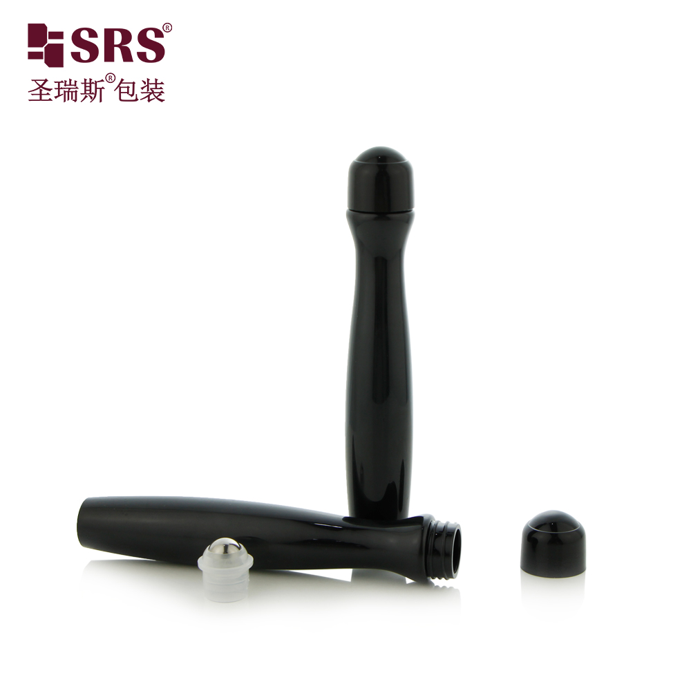 Injection Blowing Glossy Waist Shape PETG Plastic Sample 15ml Roll on Bottle