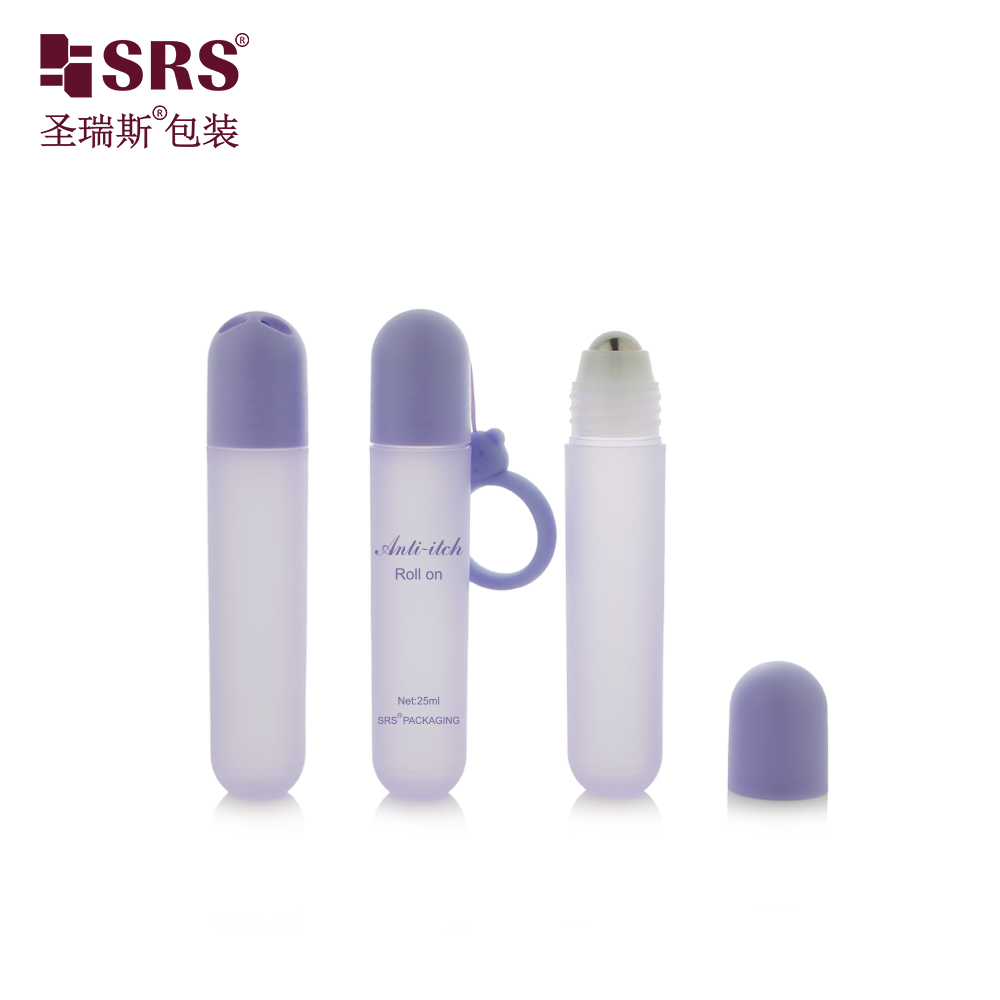 Premium 25ml Custom Empty Plastic Roller Ball Deodorant Container Packaging Luxury Roll on Bottle