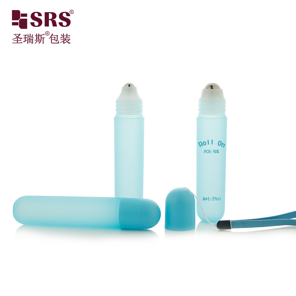 Premium 25ml Custom Empty Plastic Roller Ball Deodorant Container Packaging Luxury Roll on Bottle