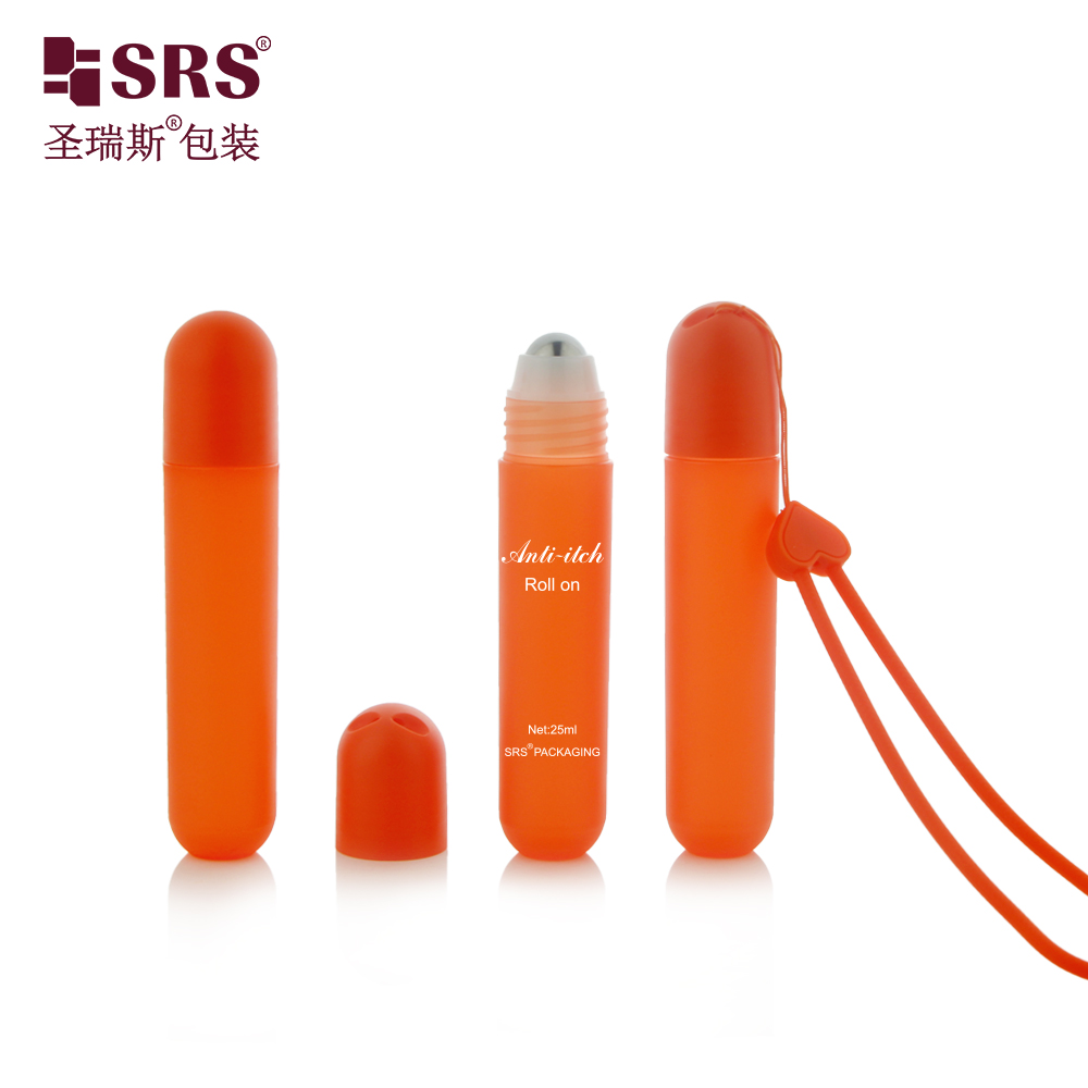 Premium 25ml Custom Empty Plastic Roller Ball Deodorant Container Packaging Luxury Roll on Bottle