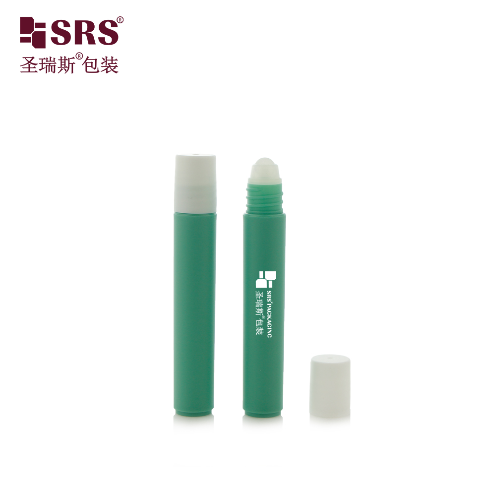 Wholesale PP Plastic 8ml Frosted Empty Roll on Bottle Perfume Roller Applicator