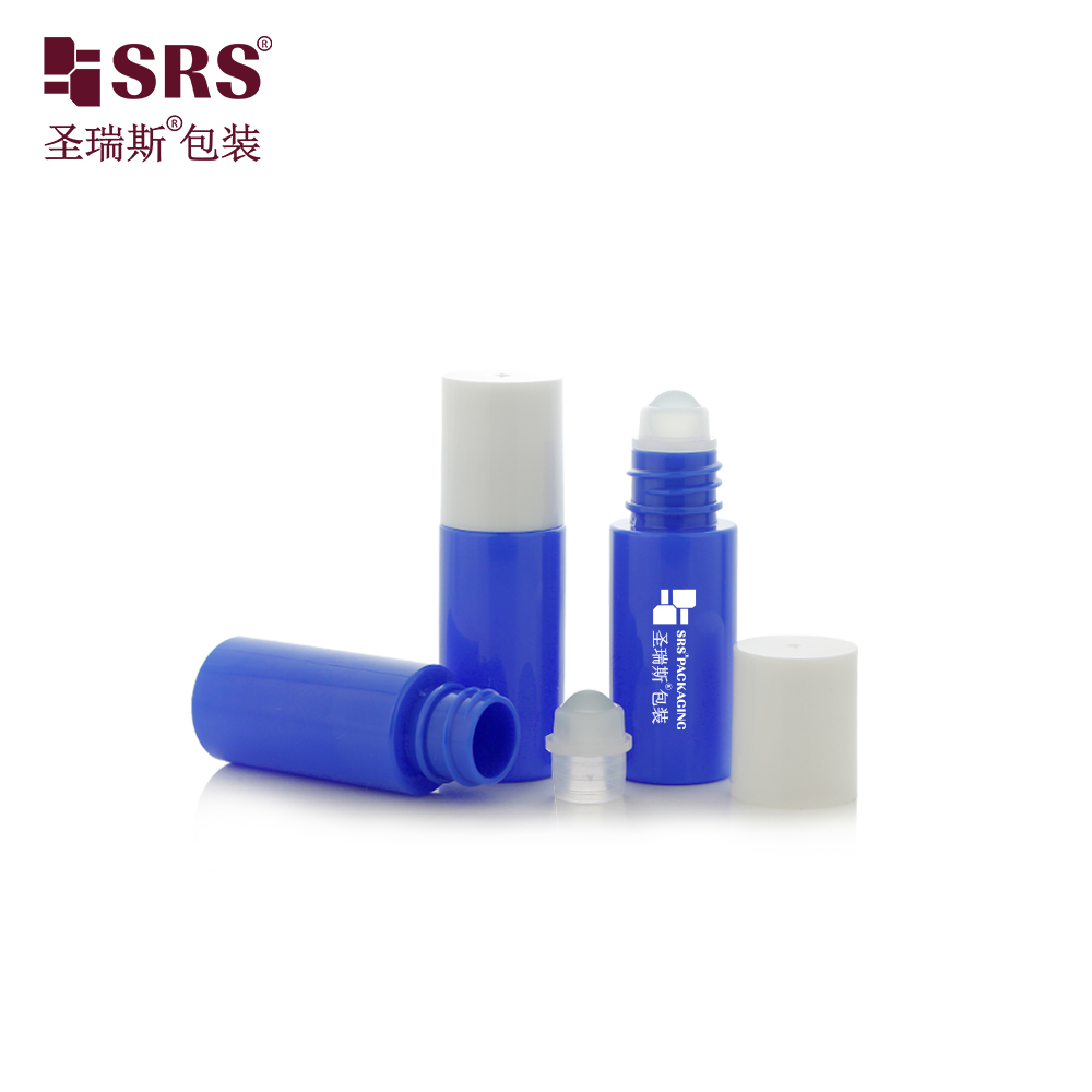 Hot Sale 15ml Durable PET Roll on Bottle Empty Perfume Oil Container 