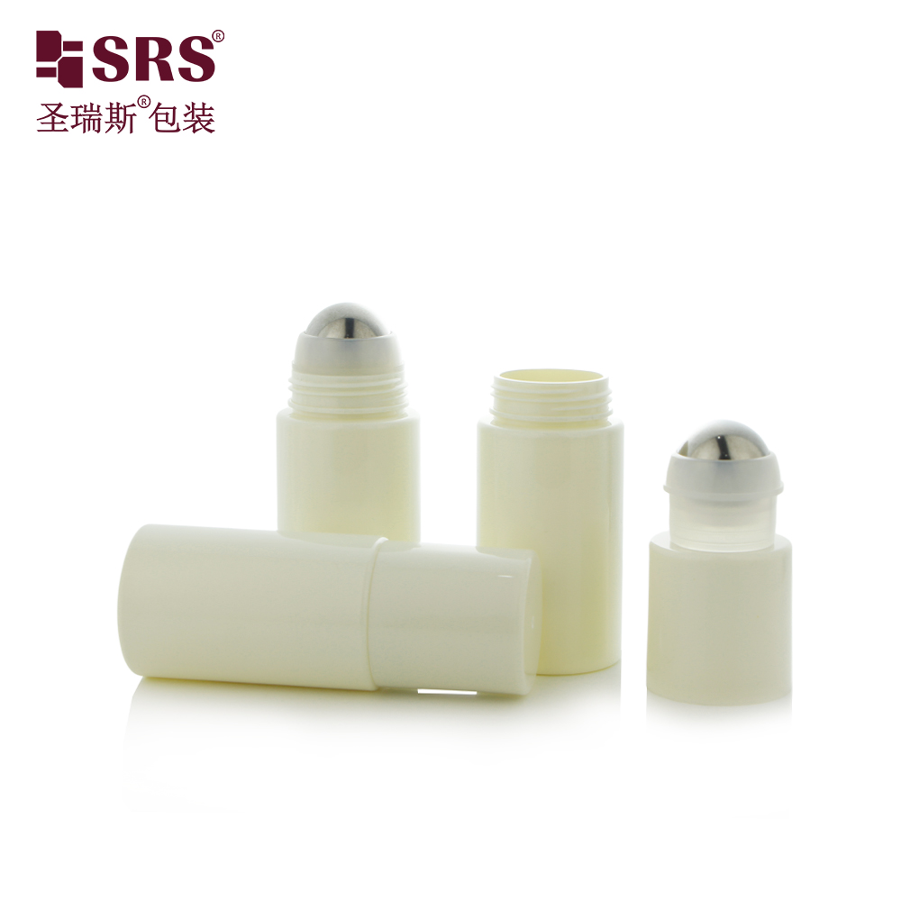 50ml PET Roll on Bottle Leak-Proof Plastic Roller Ball Container for Deodorant