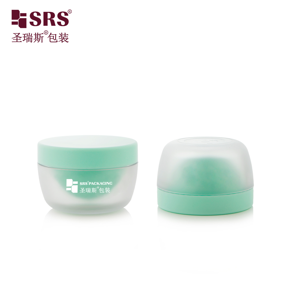 50g Bowl Shaped PP Inner PET Outer Layer Replaceable Cosmetics Jar