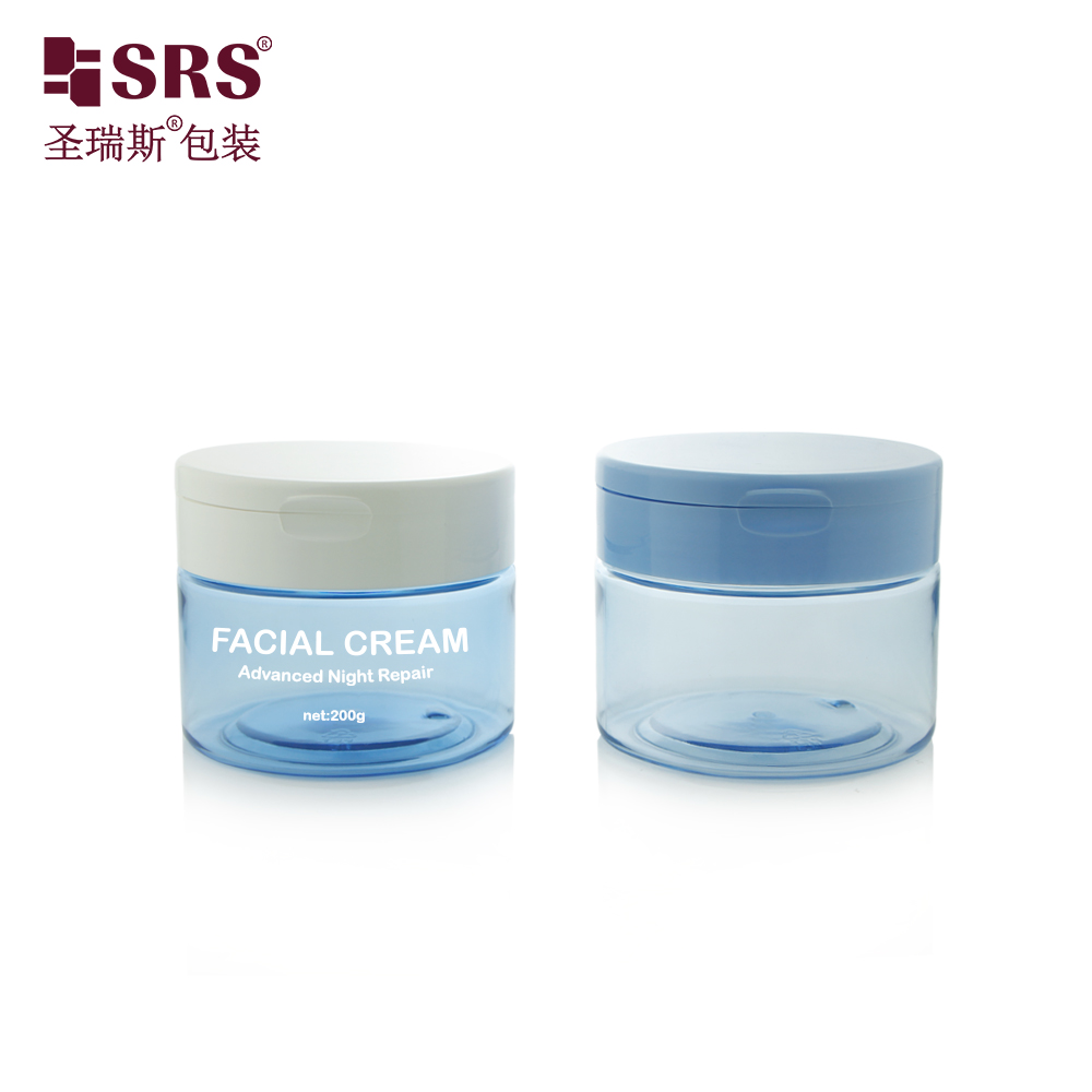 New Arrivals Painting Matte Translucent 200g 250g 300g Skincare Cream PET Jar