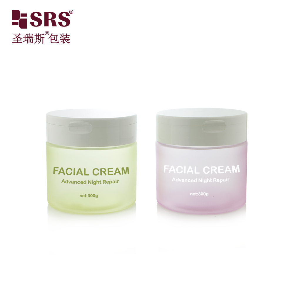 New Arrivals Painting Matte Translucent 200g 250g 300g Skincare Cream PET Jar