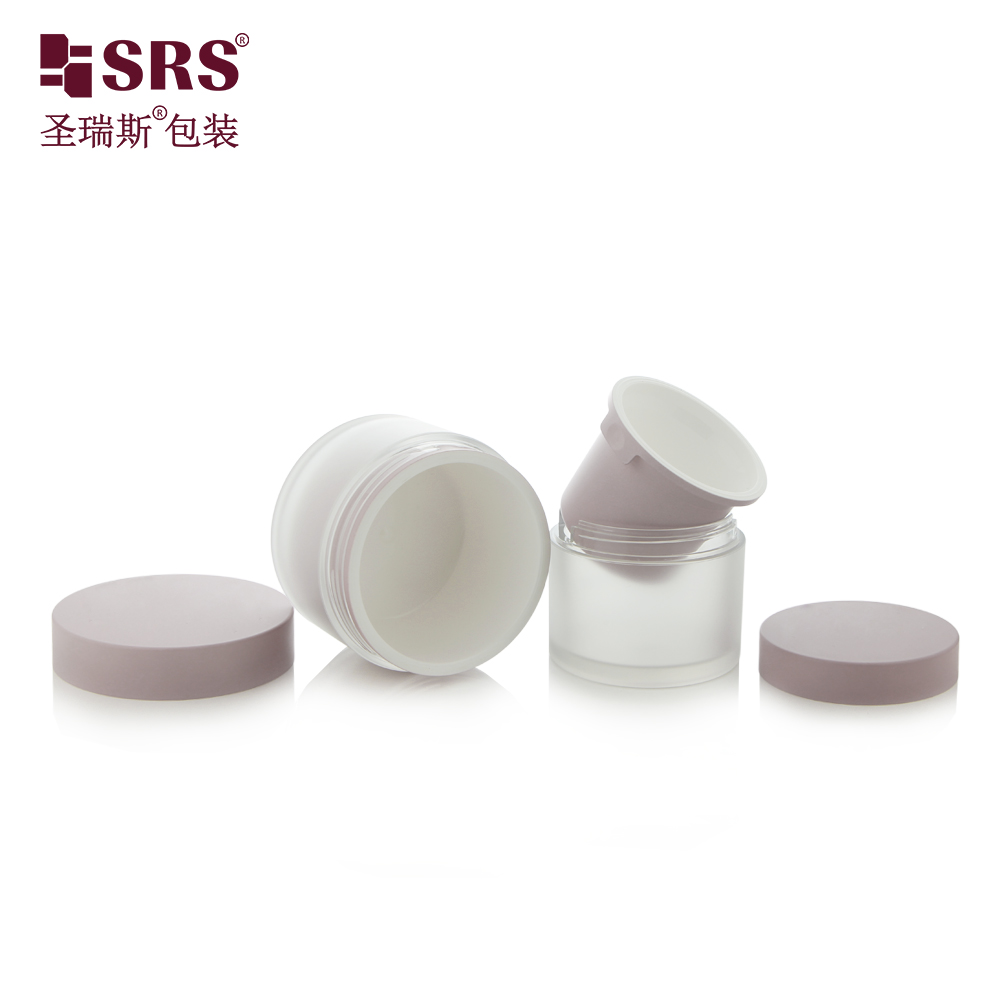 New Arrivals Pretty Purple Cosmetics Replaceable Jar 50g 100g 240g for Skincare Cream