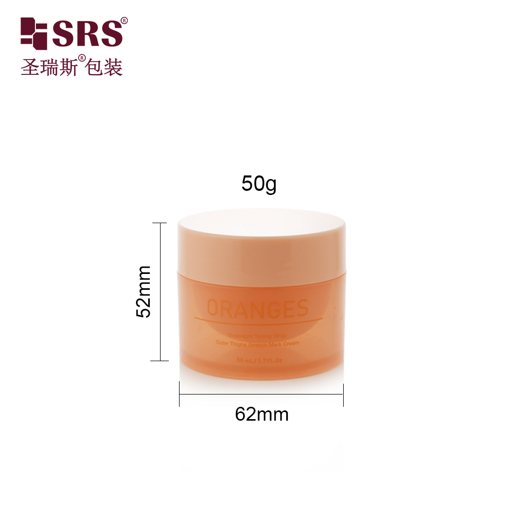 OEM ODM Sustainable Double Wall PP Cosmetic Jar Leakproof Packaging for Beauty Brands