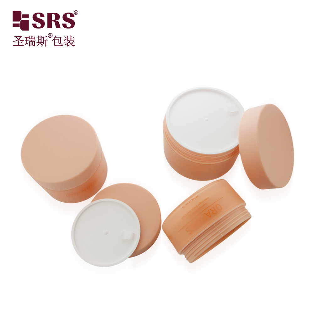 OEM ODM Sustainable Double Wall PP Cosmetic Jar Leakproof Packaging for Beauty Brands
