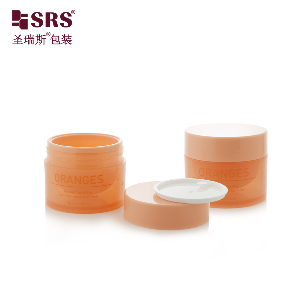 OEM ODM Sustainable Double Wall PP Cosmetic Jar Leakproof Packaging for Beauty Brands