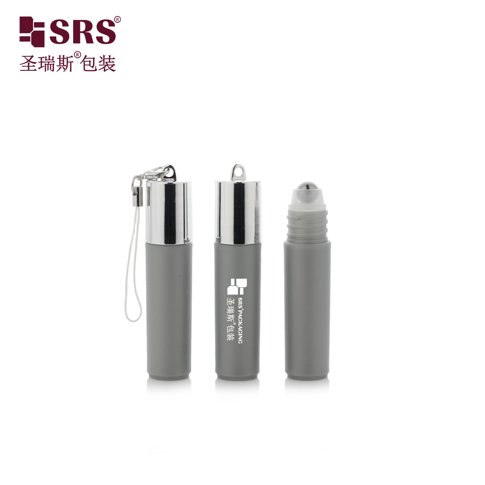 5ml PP Plastic Roll on Bottle for Perfume Skin Care Serum with Metal Roller