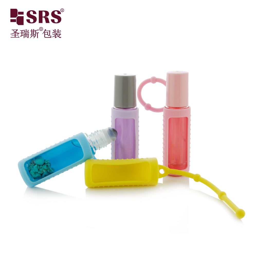10ML Leak-Proof Portable Molded Clear Glass Roller Bottle for Essential Oil Cosmetic Packaging