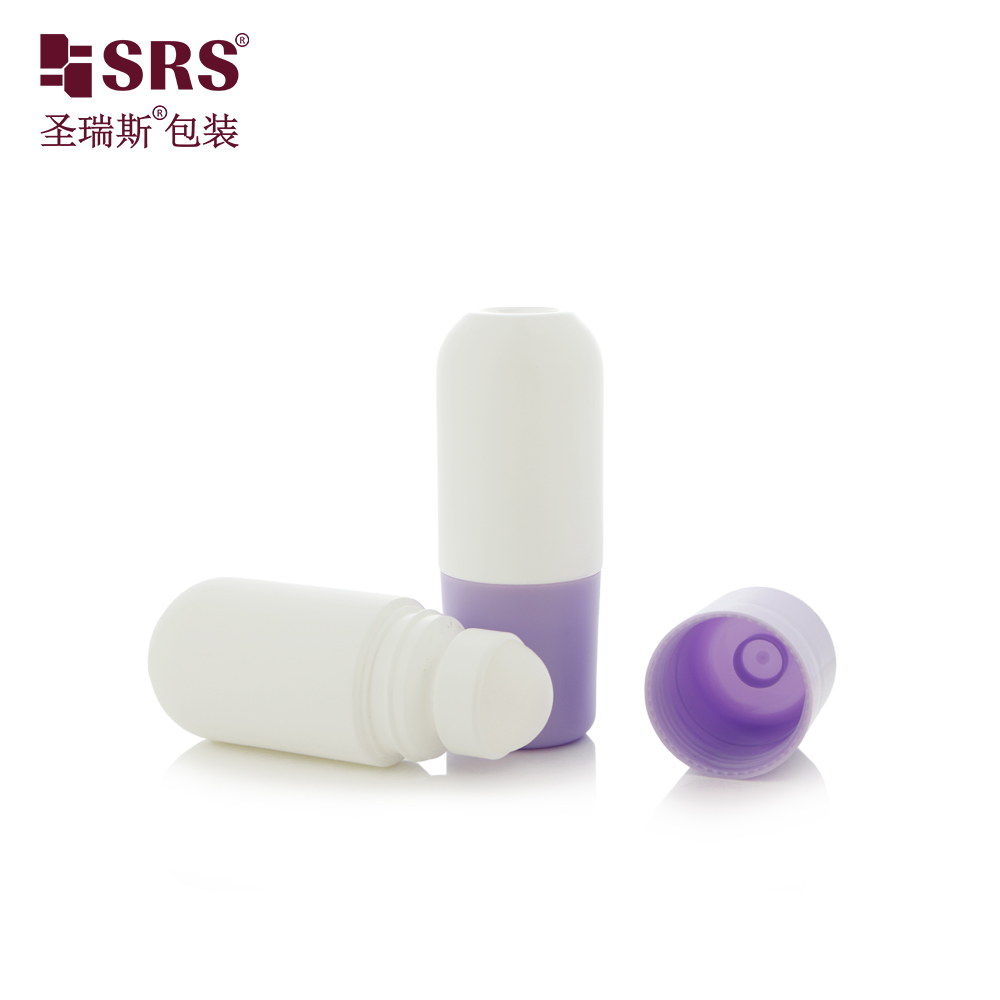 RPPA-50ml Round Bottom Cute Capsule-type PP Roller Bottle for Deodorant