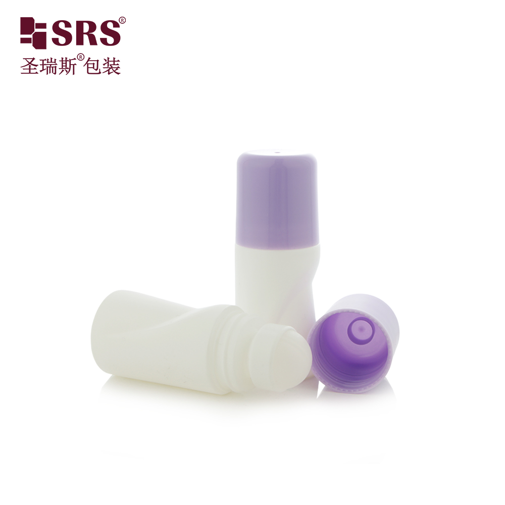 50ML Empty Plastic Cylinder Roll on Container for Pain Relief with Big Ball Applicator Packaging