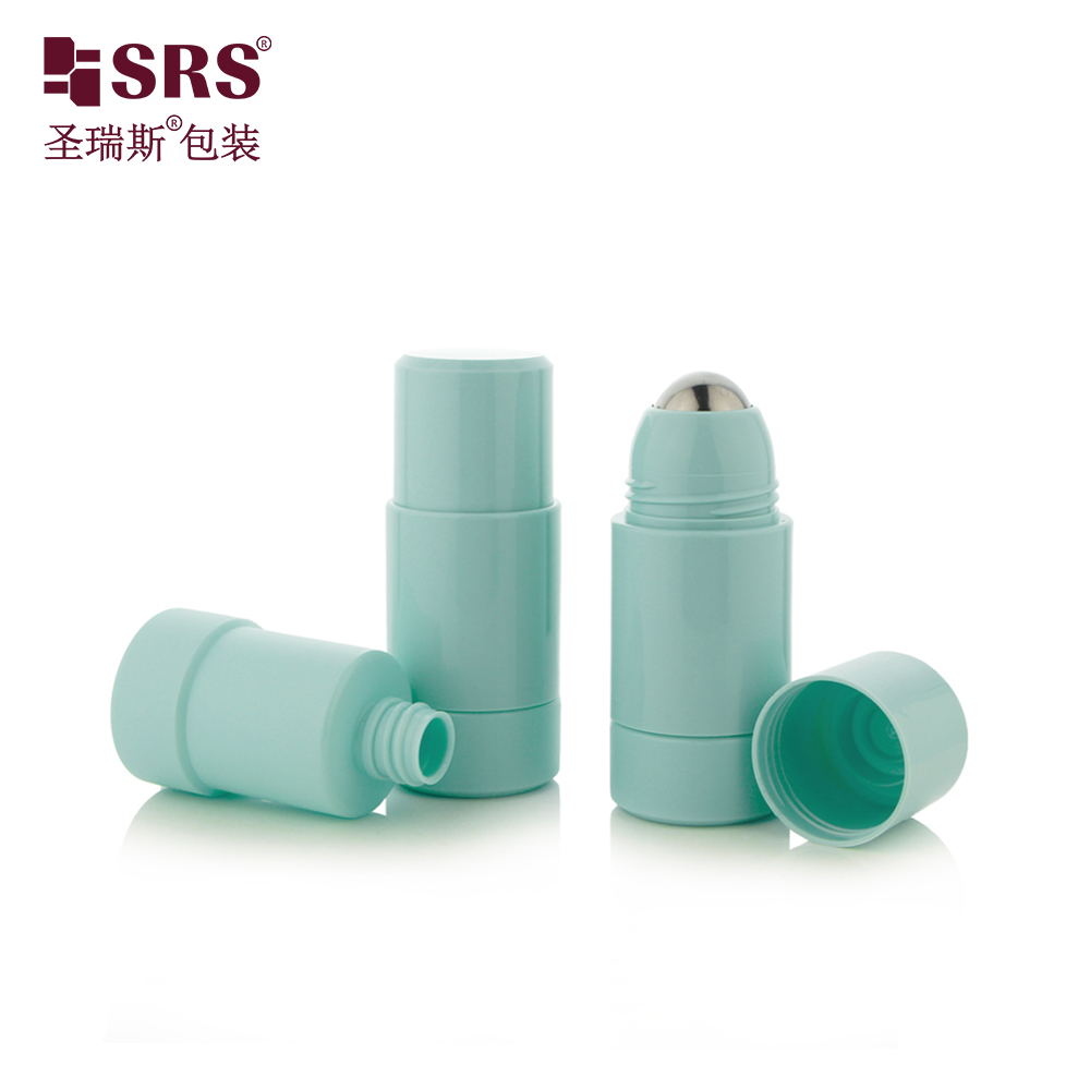 50ml 75ml Refillable Beauty Packaging Deodorant Plastic Roll on Bottle 