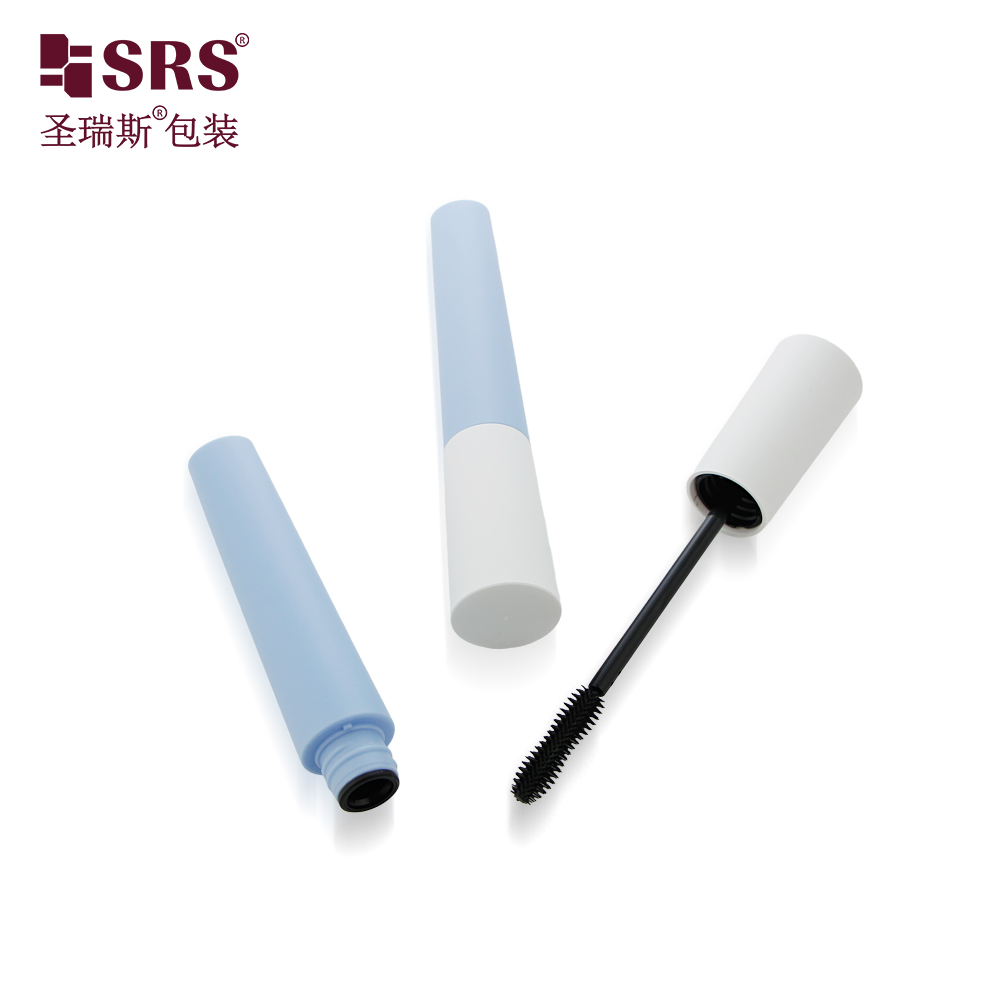 Unique Shape 12ML Contrast Color Empty Mascara Tube Mascara Wand Tube With Fiber Long Lasting Volume